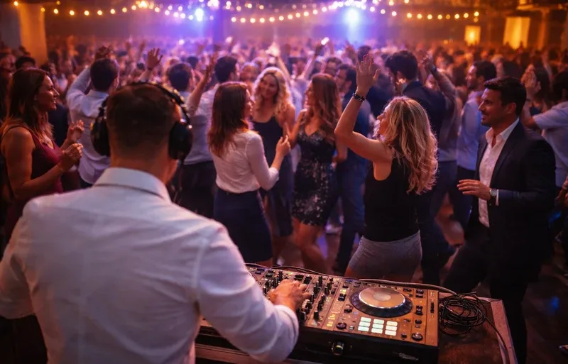 Firmenfeier mit internem Charakter, DJ Rico Cinsano sorgt für Stimmung