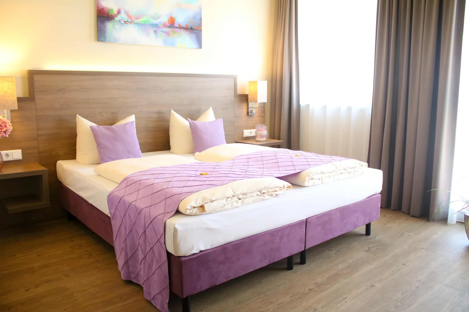 Modernes Doppelzimmer im Boutique Hotel Zur Post