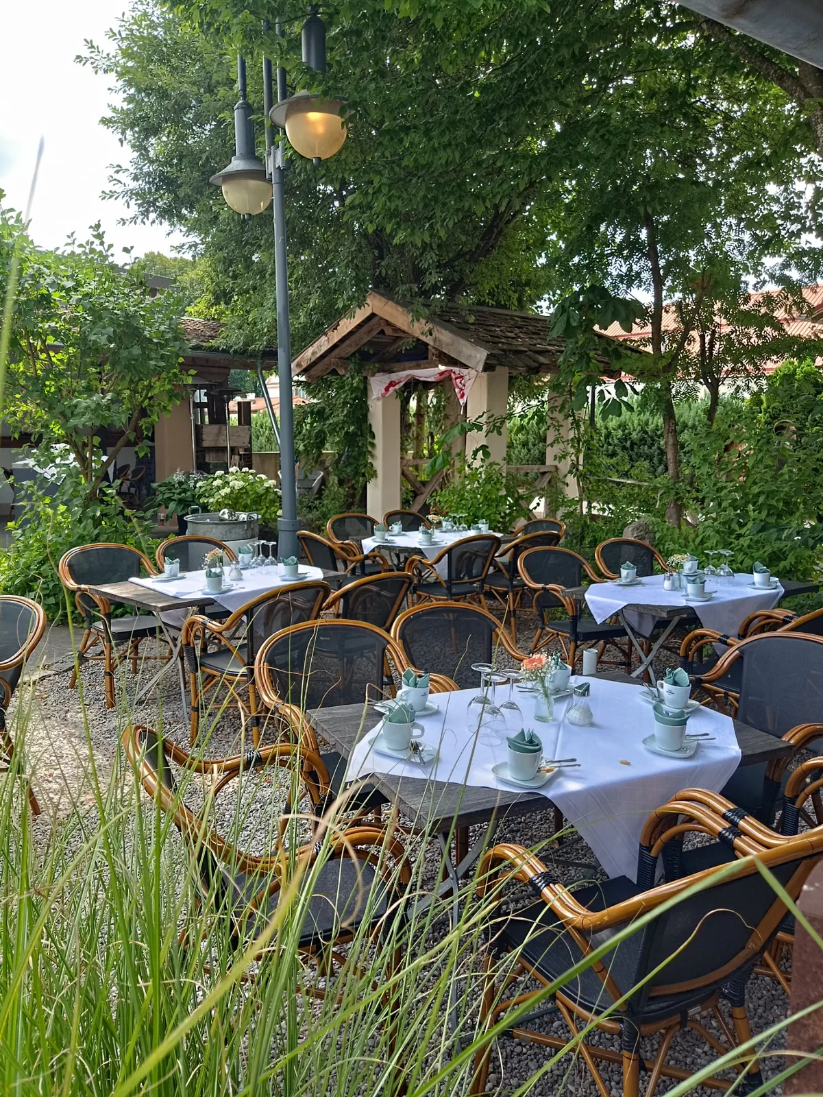 Biergarten der Erlebnisgastronomie Bergwerk Peiting
