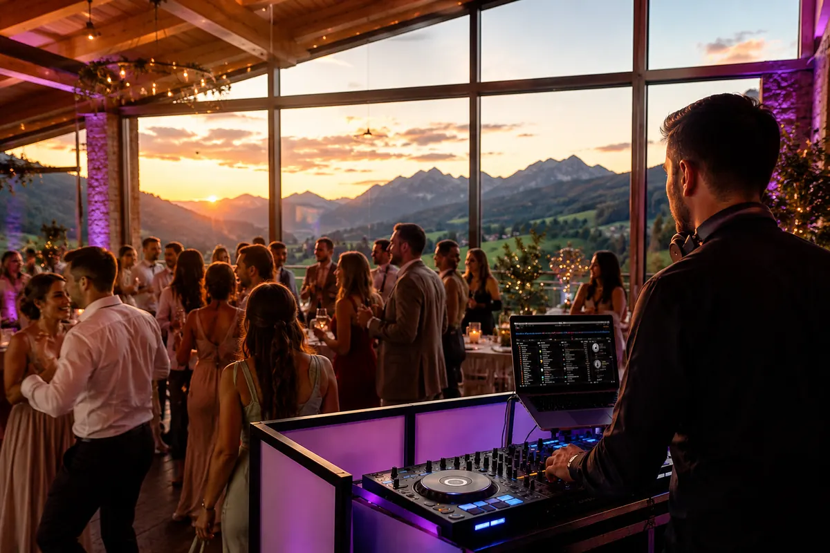 Hochzeitsparty im Allgäu, Tanzfläche und Stimmung
