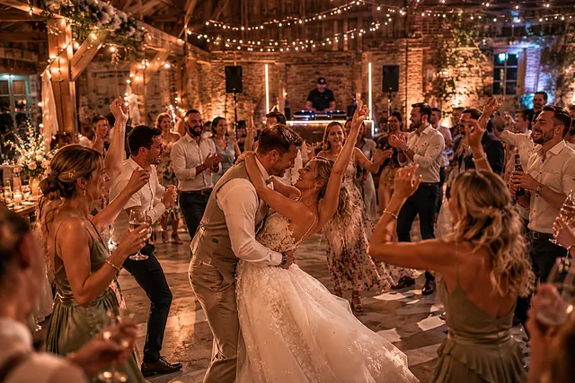 Hochzeit mit DJ in festlichem Saal