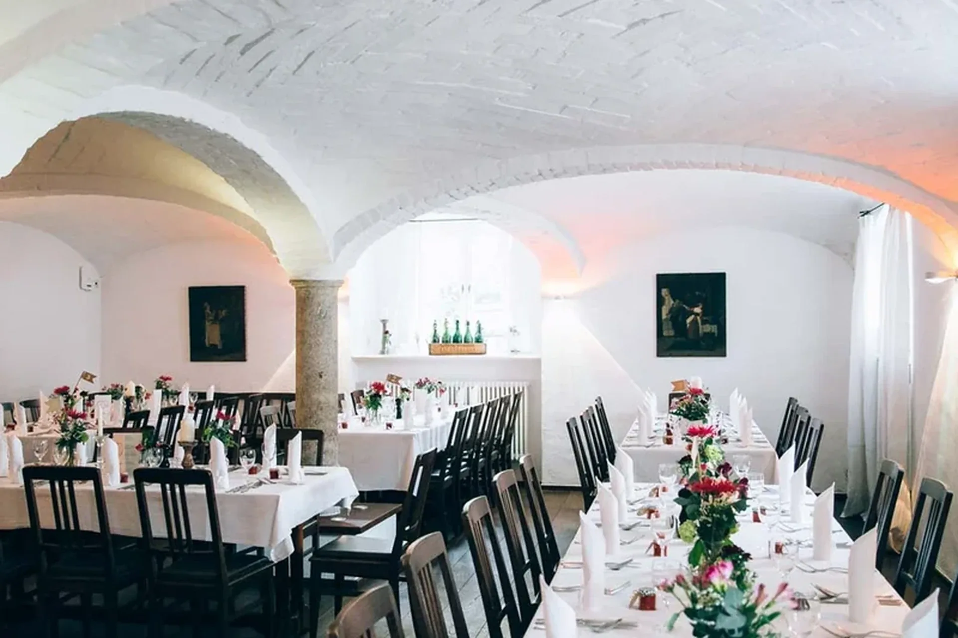 Hochzeitslocation Kapplerbräu Altomünster mit historischem Gewölbe