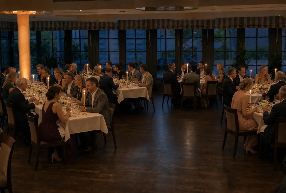 Candlelight-Dinner in stilvollem Ambiente