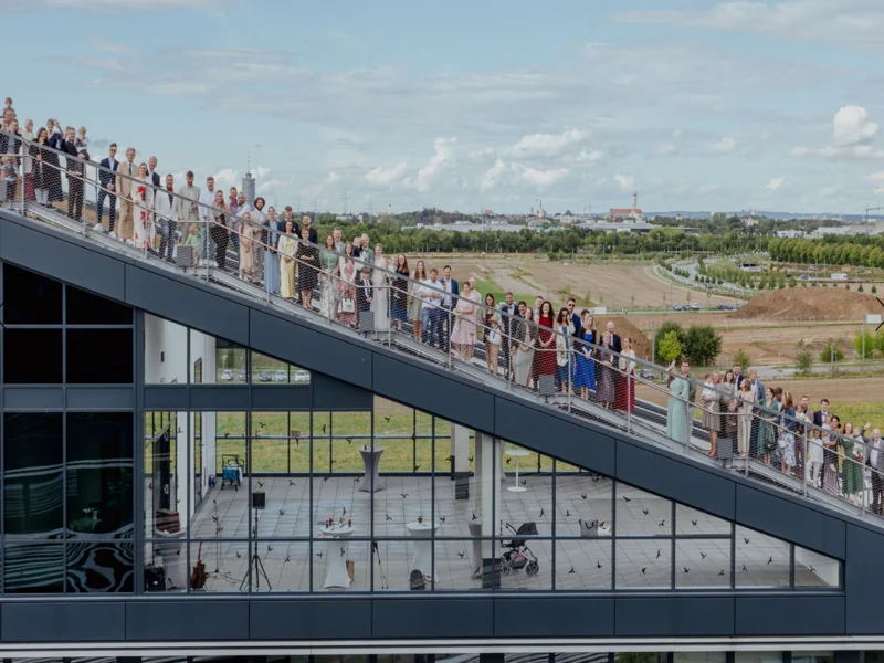 Hochzeitsgäste im Weitblick Event Augsburg